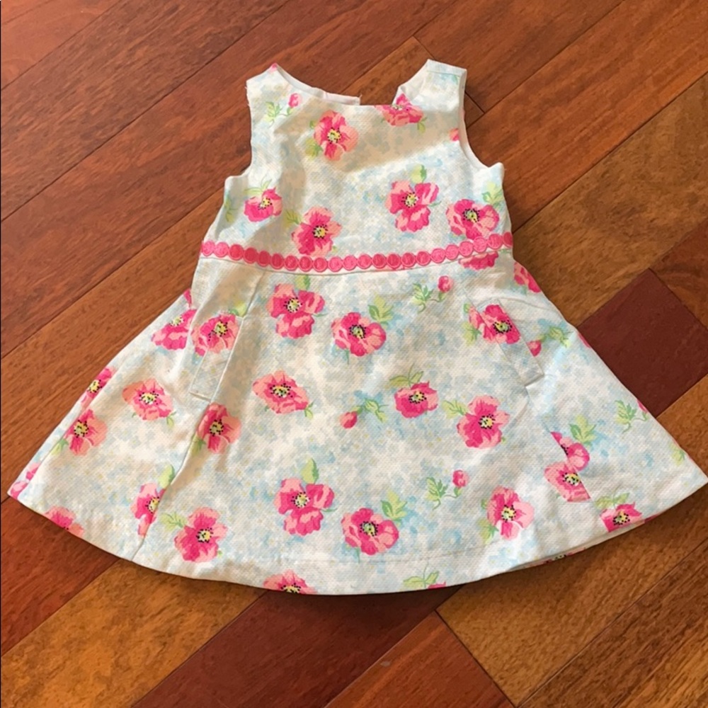 BNWT Janie and Jack floral baby girls dress